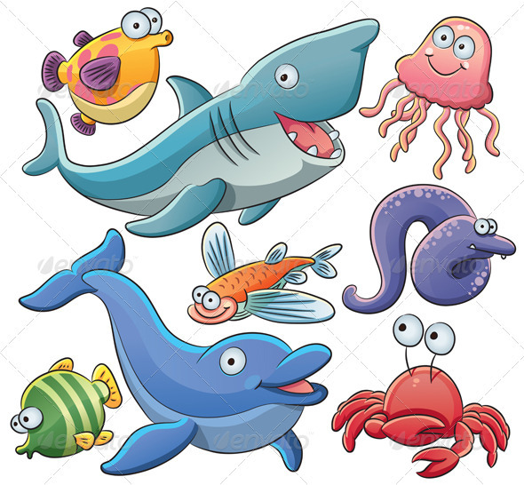 Sea Animals Collection - Animals Characters