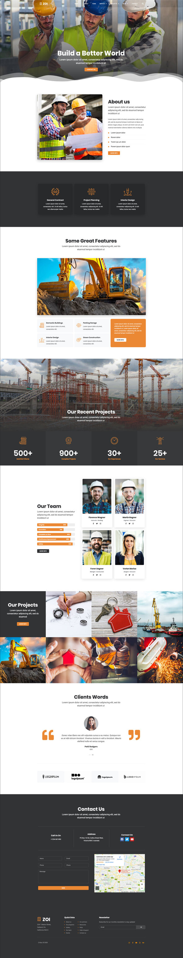 ZOI - Construction Template Kit by C-Kav | ThemeForest