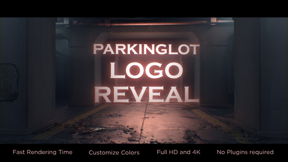 Parking-lot Logo Reveal - VideoHive 26875861