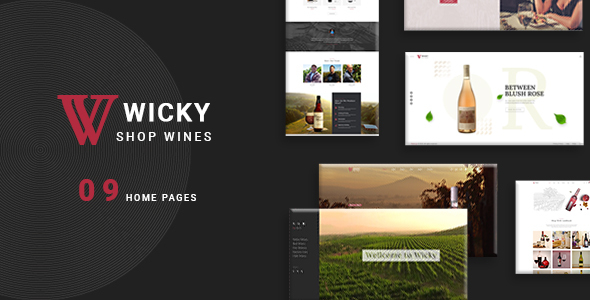 Wicky – Wine Shop WooCommerce Theme