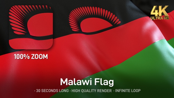 Malawi Flags - 4K alt