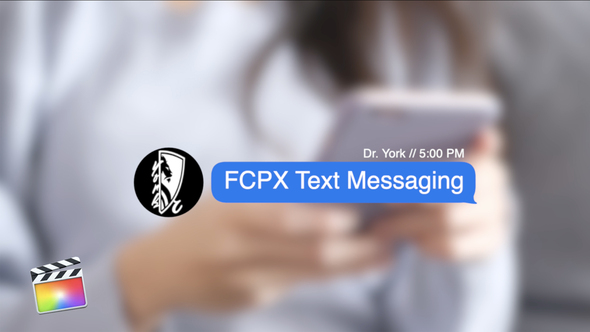 FCPX Text Messaging