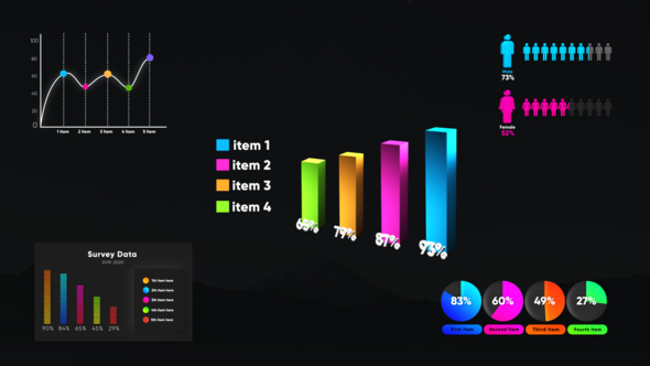 Infographic Smart Graphs - VideoHive 26888492