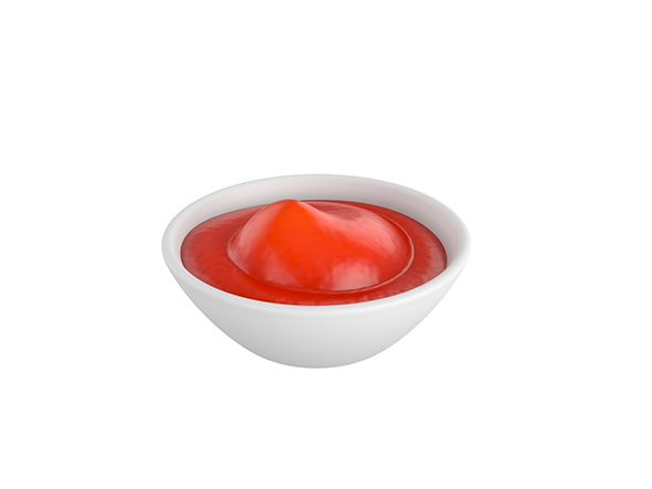Ketchup Bowl - 3Docean 26891220