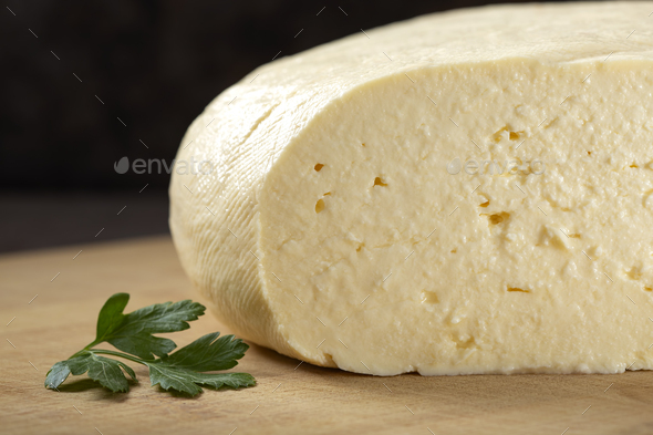 Cas - Romanian traditional cheese - Stock Photo - Images