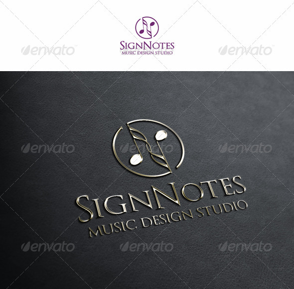 Sign Notes - Symbols Logo Templates