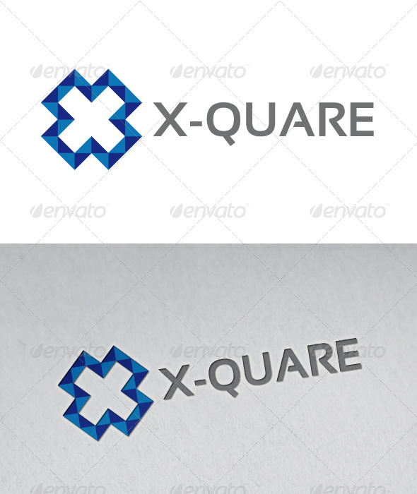 X - Quare Logo - Letters Logo Templates