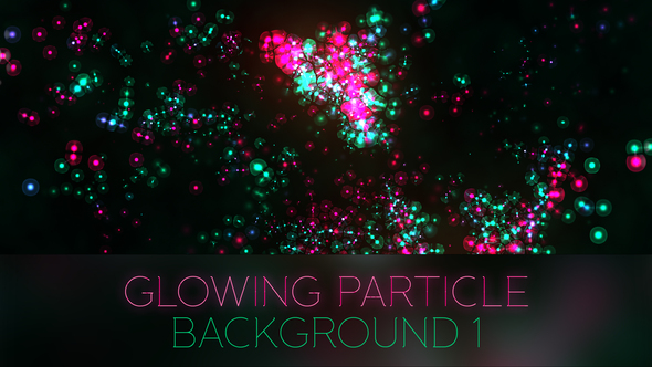 Glowing Particle Background 1
