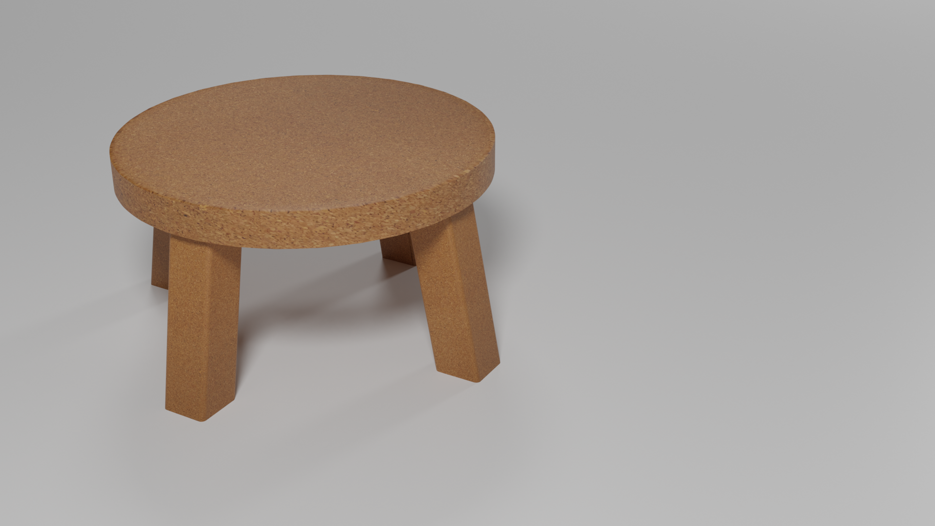 wooden low height stool