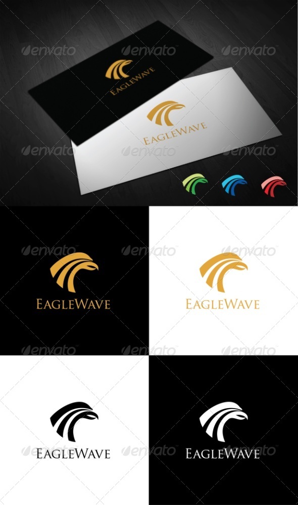 Eagle Wave - Crests Logo Templates