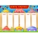 School Timetable Weekly Planner, Circus Funfair