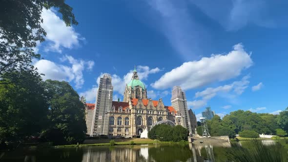 Time Lapse New Town Hall Hannover