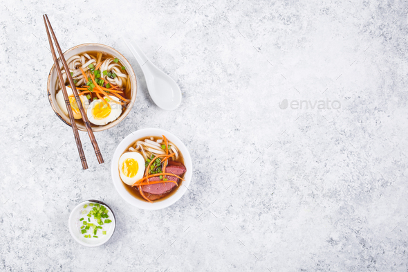 Japanese ramen bowl - Stock Photo - Images