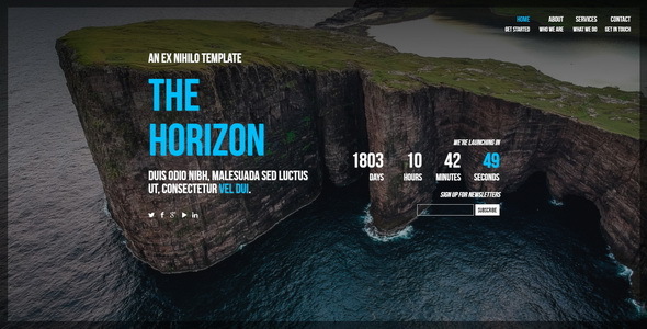 The Horizon - ThemeForest 7662752