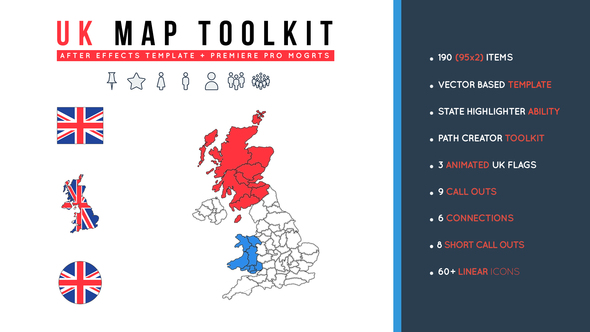 UK Map Toolkit - VideoHive 26929890