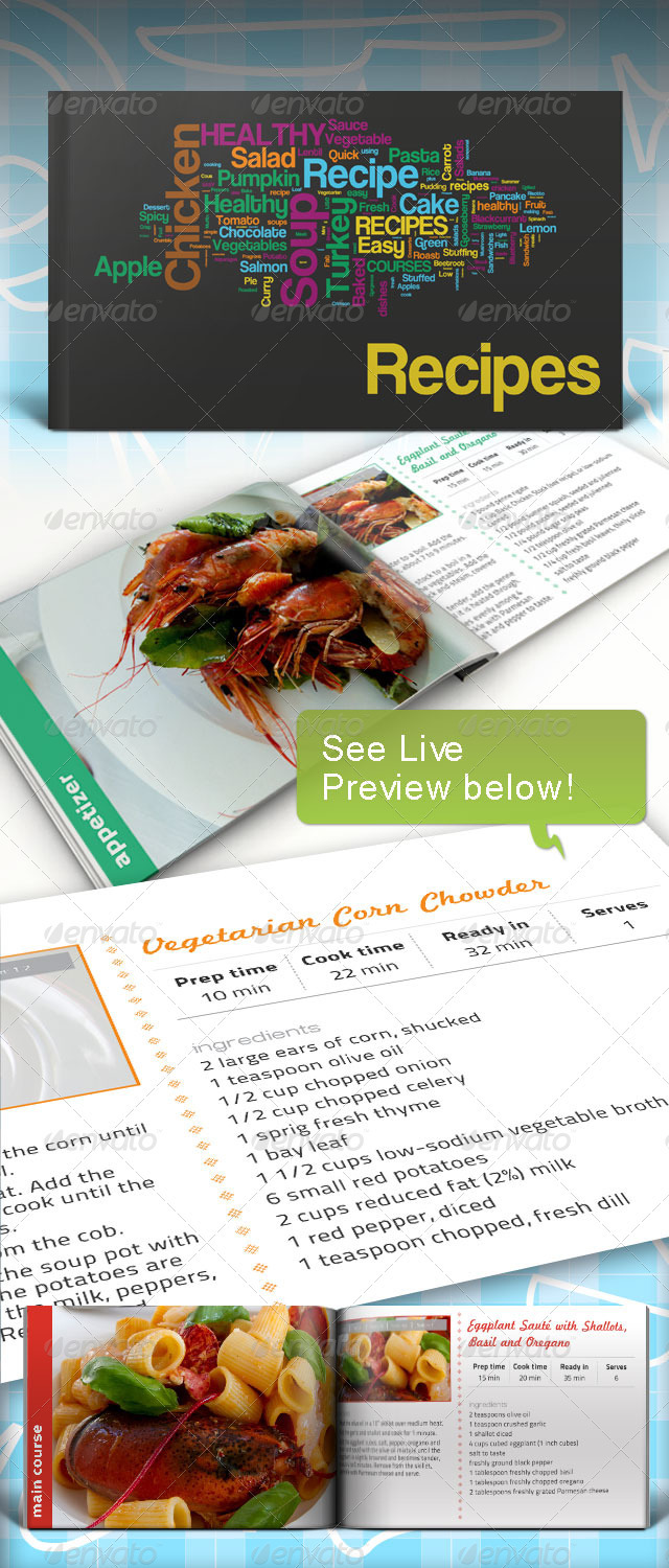 Recipe Book - Informational Brochures