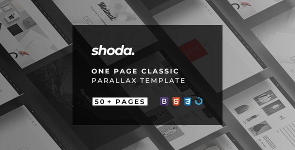 Marvelous Shoda — Classic One Page Parallax