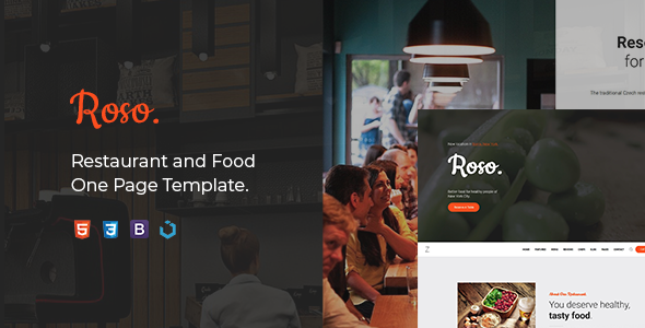 Roso - Restaurant - ThemeForest 23765766