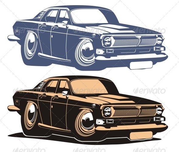 Vector Cartoon Car - Miscellaneous Characters