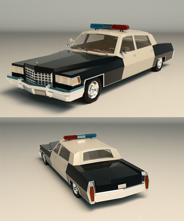 Low Poly Police - 3Docean 26941657