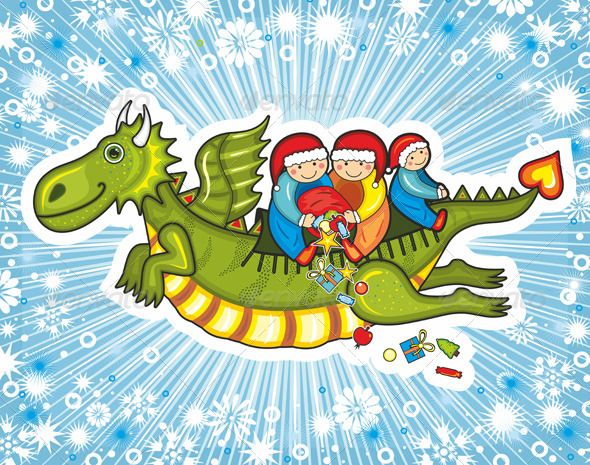 Dragon Children Present - Seasons/Holidays Conceptual