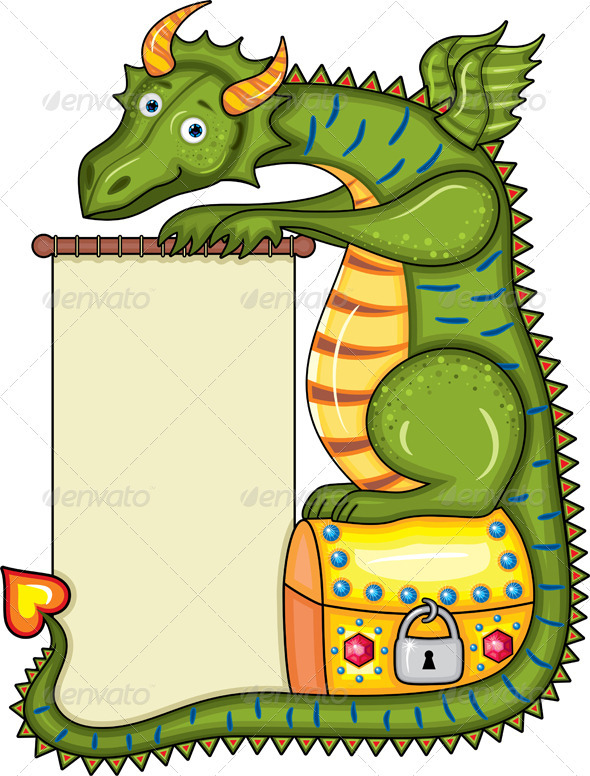 Dragon Gold Chest - Animals Characters