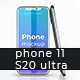 Phone App 11 Pro S20 Ultra App Promo Mockup