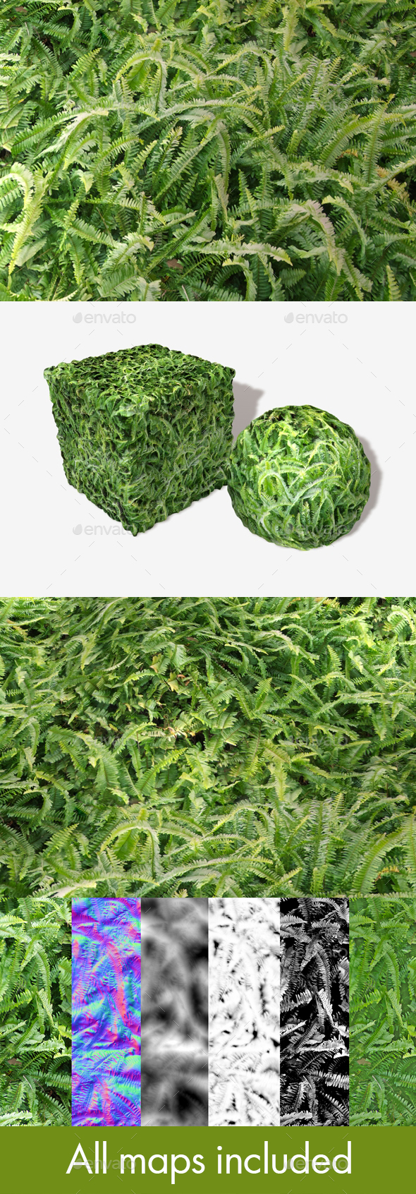 Fern Seamless Texture - 3Docean 26951770