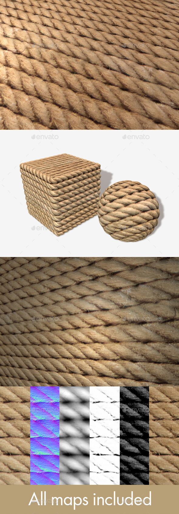 Rope Seamless Texture - 3Docean 26951981