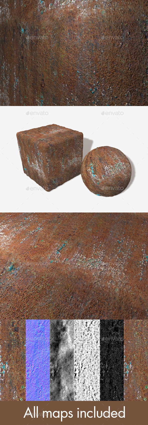 Rusted Metal Seamless - 3Docean 26952013