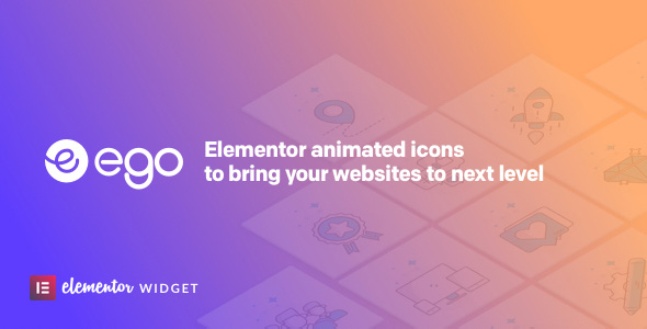 Ego animated icons - widget for elementor