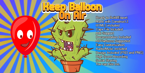 Keep Balloon on Air (CAPX and HTML5)