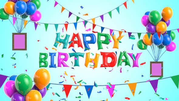 Happy Birthday Wishes - VideoHive 26967357