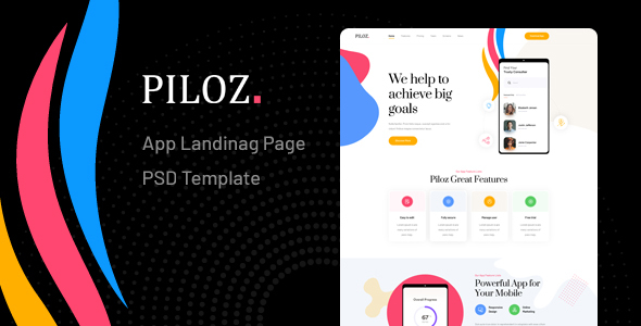 Piloz - App - ThemeForest 26967438
