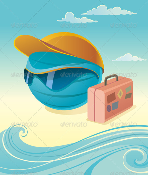 Touristic Terrestrial Globe