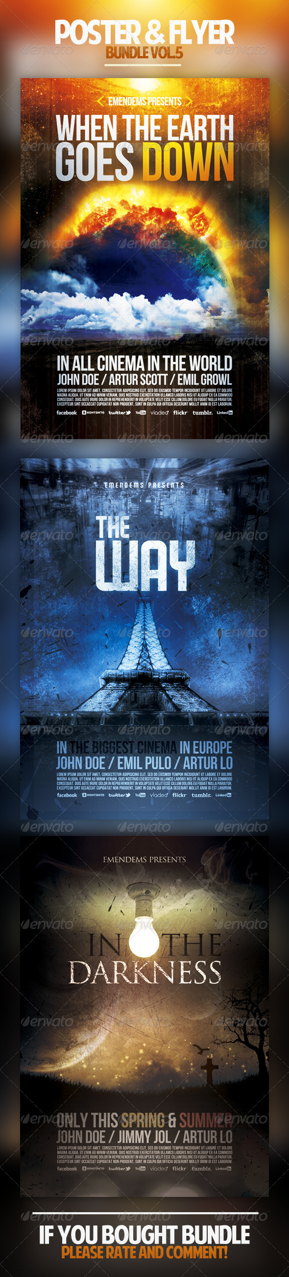Poster & Flyer Bundle Vol.5 - Miscellaneous Events