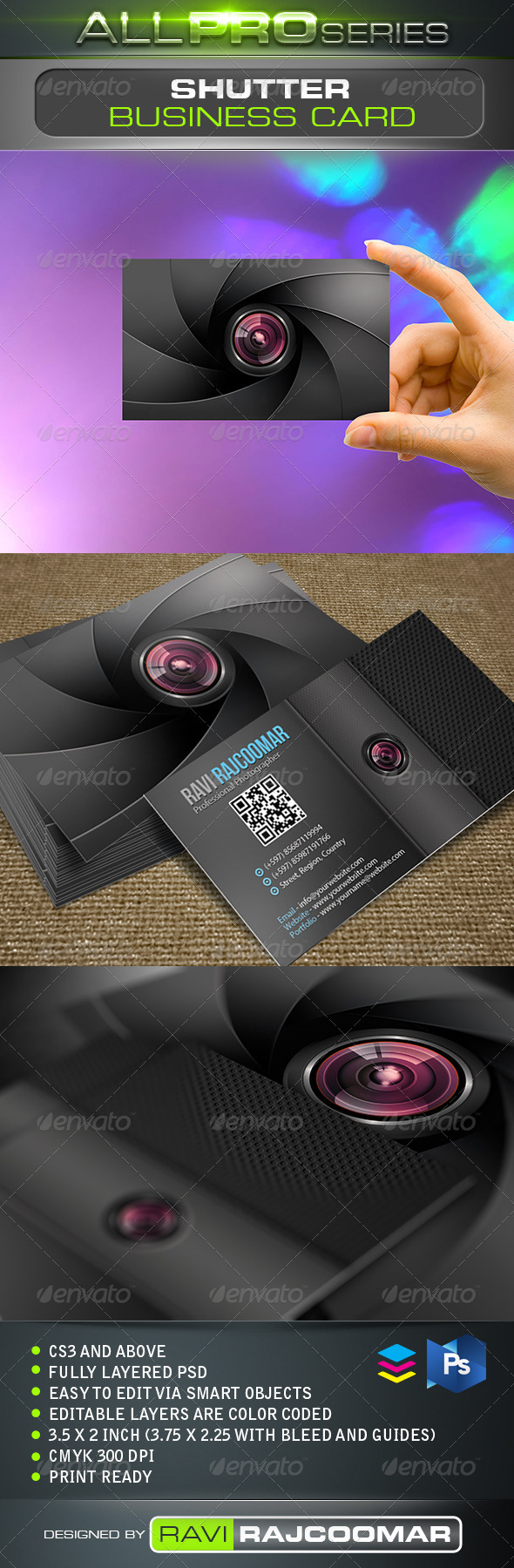Shutter Business Card - Creative Business Cards