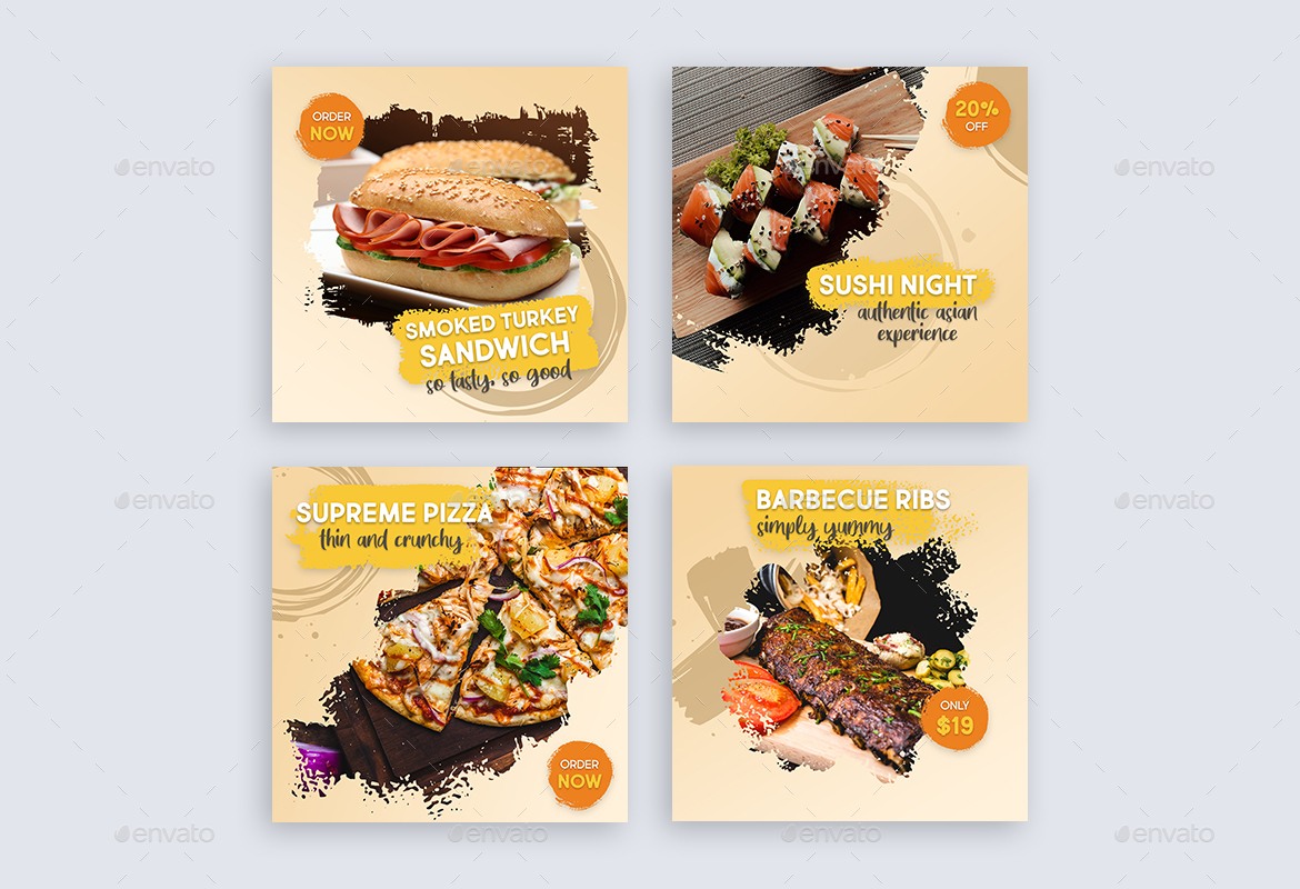 Restaurant Banners,  Elements GraphicRiver