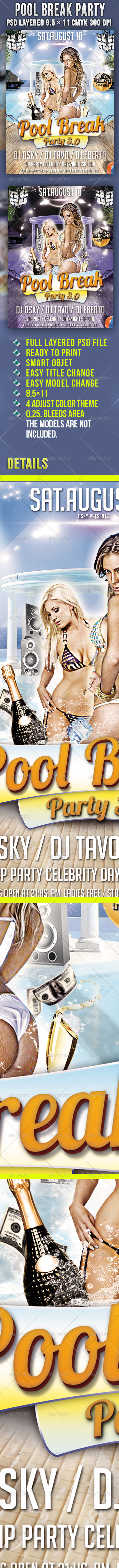 Pool Break Party - Clubs & Parties Events