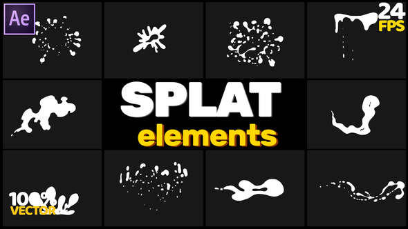 Splat Elements // After Effects