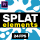Splat Elements // MOGRT - VideoHive Item for Sale