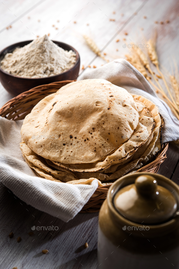 Freshlymade Roti Chapati Served On A Pristine White Dish Photo Background  And Picture For Free Download - Pngtree
