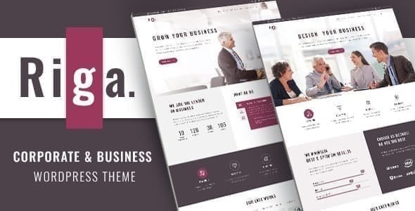 Riga Business - ThemeForest 20527424