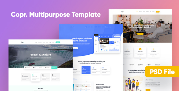 Copr Multipurpose Agency - ThemeForest 25554928