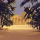 Palm Grove And Pyramid - VideoHive Item for Sale