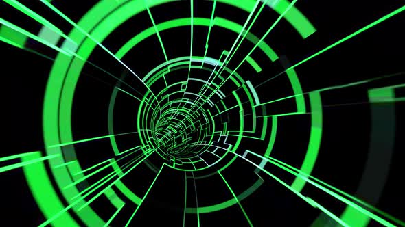 Abstract sci-fi tunnel alt