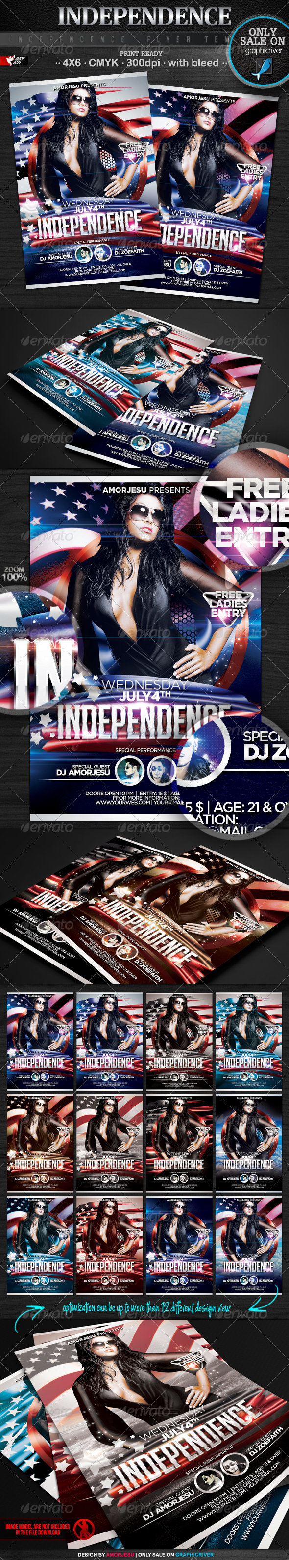 Independence Flyer Template - Events Flyers