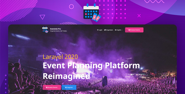 Eventmie Pro - Multi-organization Event Management & Ticket Selling Platform
