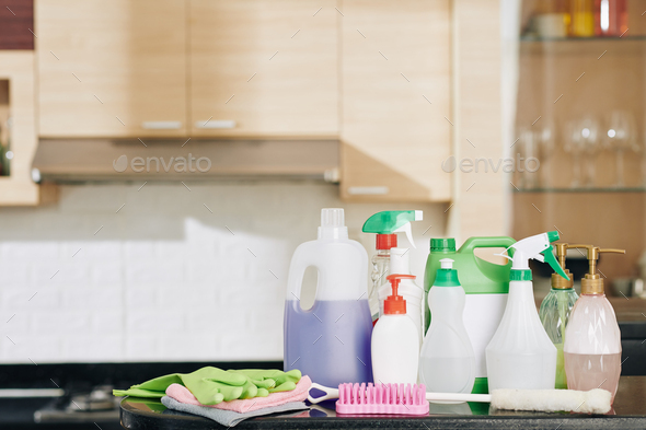 Set for house cleaning - Stock Photo - Images