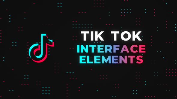 Tik Tok Interface Elements - Premiere Pro